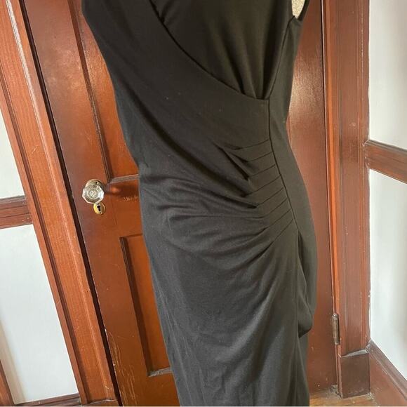 Lauren Ralph Lauren Classic Black V-Neck Dress - Picture 5 of 7